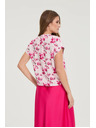 Moodo Košulja s cvijećem fuksija Moodo