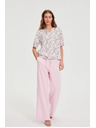 Moodo Košulja s cvijećem ružičasta Moodo