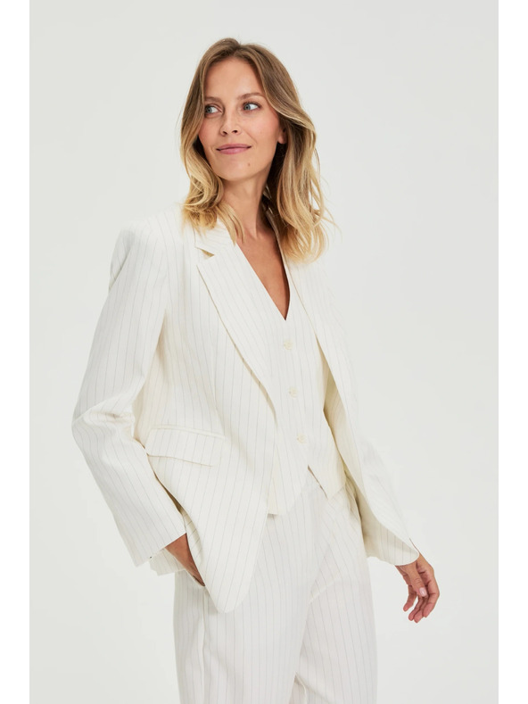 Moodo Bijelo prugasto sako Moodo
