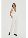 Moodo Odelo hlače sa prugama bijela Moodo