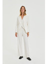 Moodo Odelo hlače sa prugama bijela Moodo