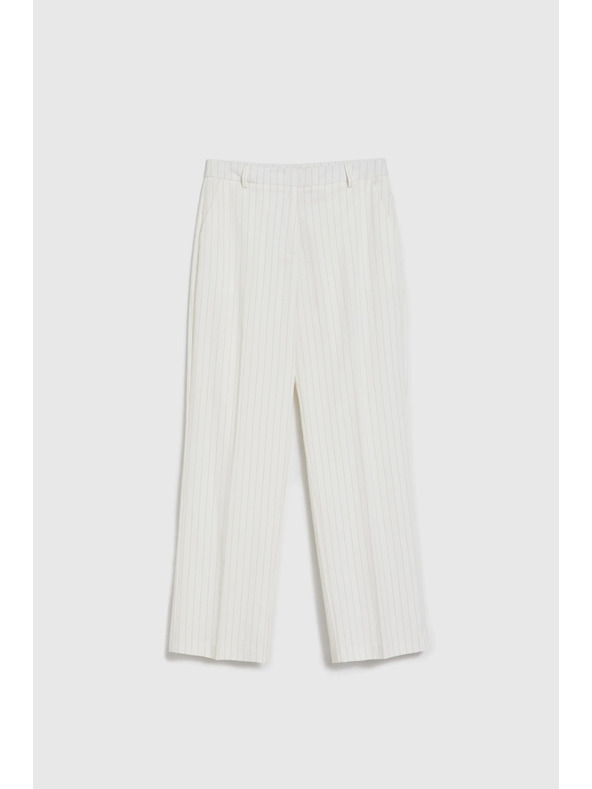Moodo Odelo hlače sa prugama bijela Moodo