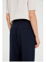Moodo Hlače sa širokim nogavicama tamno plava Moodo