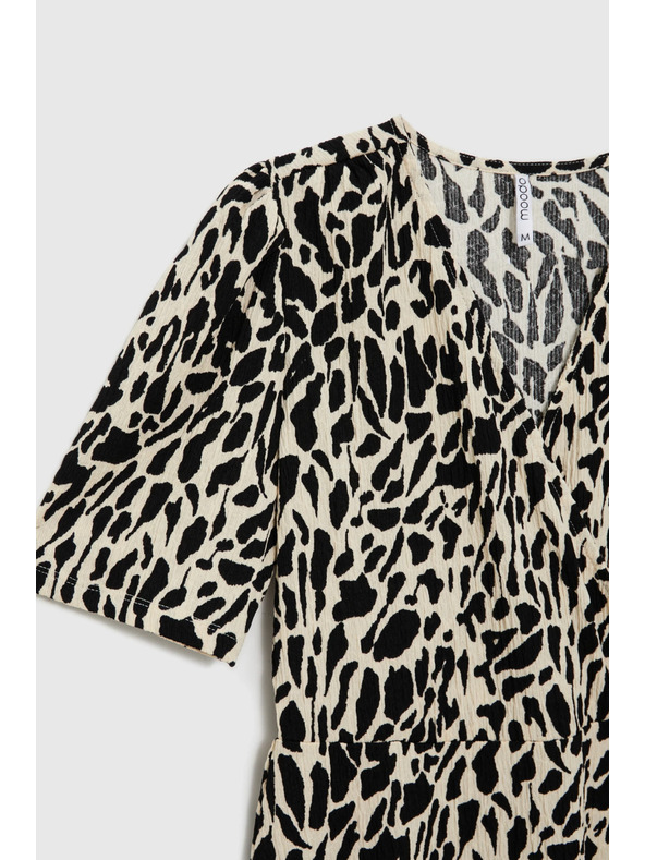 Moodo Haljina midi s uzorkom bež Moodo