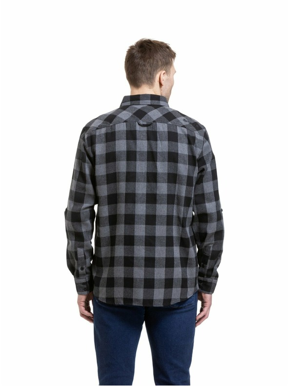 Meatfly Meatfly muška košulja Kurt Black / Gray