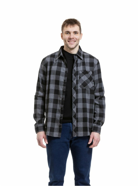 Meatfly Meatfly muška košulja Kurt Black / Gray