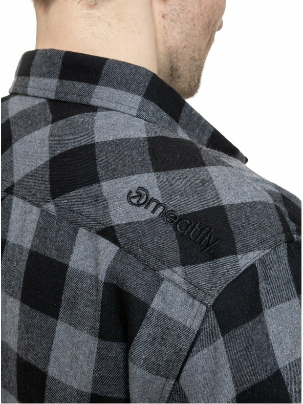 Meatfly Meatfly muška košulja Kurt Black / Gray