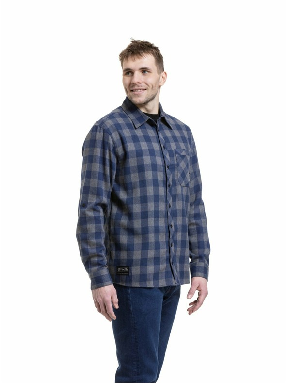 Meatfly Meatfly muška košulja Kurt Blue / Gray