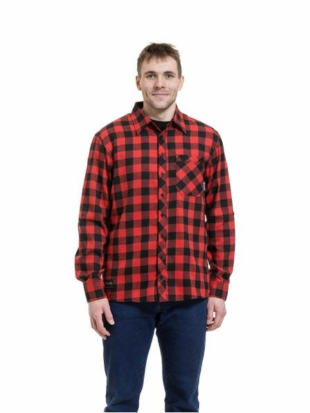 Meatfly Meatfly muška košulja Kurt Black / Red