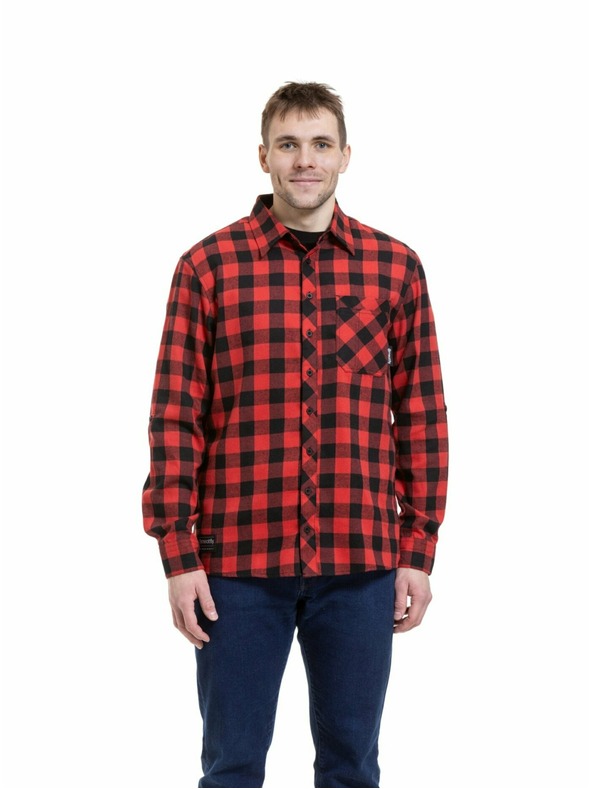 Meatfly Meatfly muška košulja Kurt Black / Red