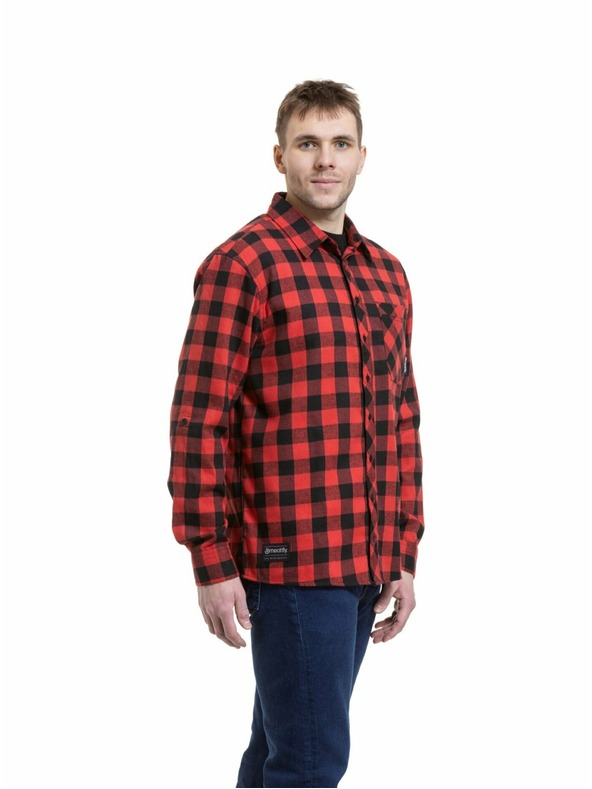 Meatfly Meatfly muška košulja Kurt Black / Red