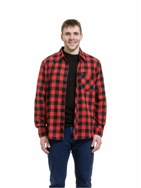 Meatfly Meatfly muška košulja Kurt Black / Red