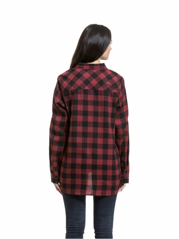 Meatfly Meatfly ženska košulja Courtney Black / Bordo