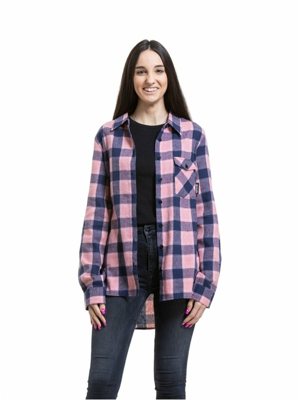 Meatfly Meatfly ženska košulja Courtney Blue / Rose