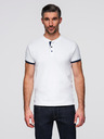 Ombre Clothing Bijela muška polo majica Ombre Clothing