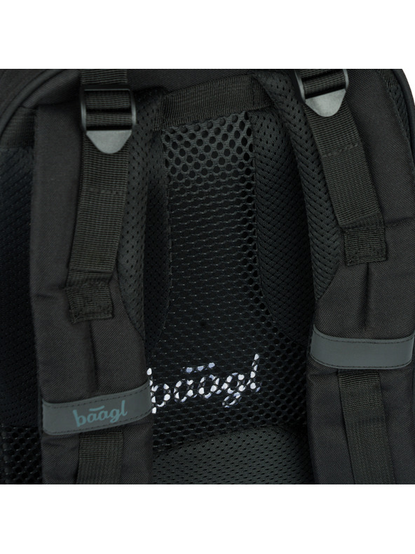 BAAGL  Baagl Skate Darkness sivi školski ruksak