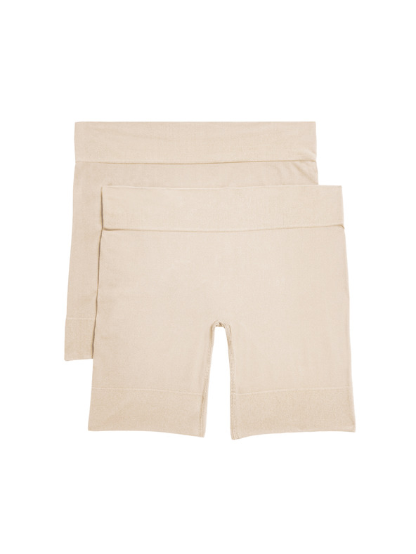 Marks & Spencer Kratke hlače s zaštitom od trošenja, 2 kom Marks & Spencer bež