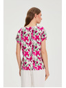 Moodo Košulja s kratkim rukavima fuksija Moodo