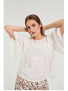 Moodo Košulja s volankama bijela Moodo