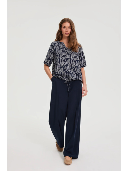 Moodo Tamno plava viskozna košulja Moodo