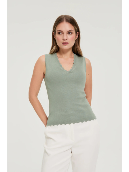 Moodo Glatka maslinasta bluza Moodo