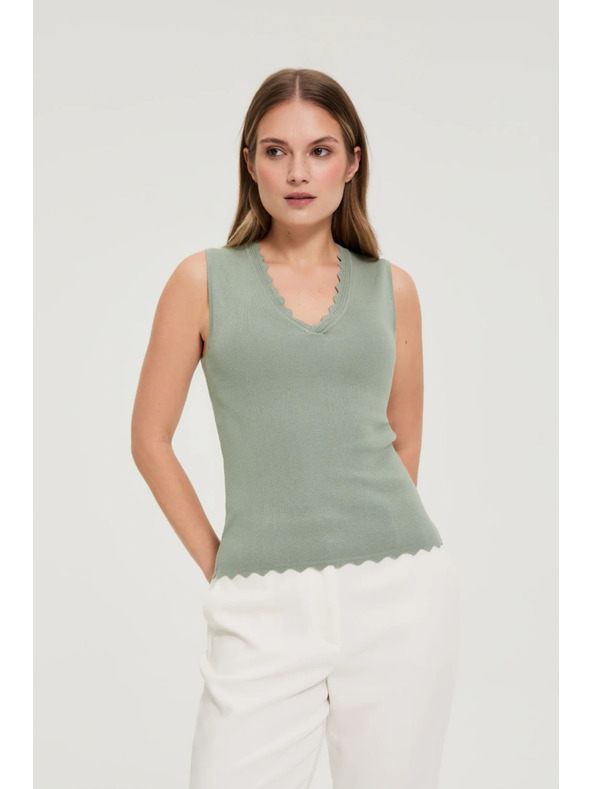 Moodo Glatka maslinasta bluza Moodo