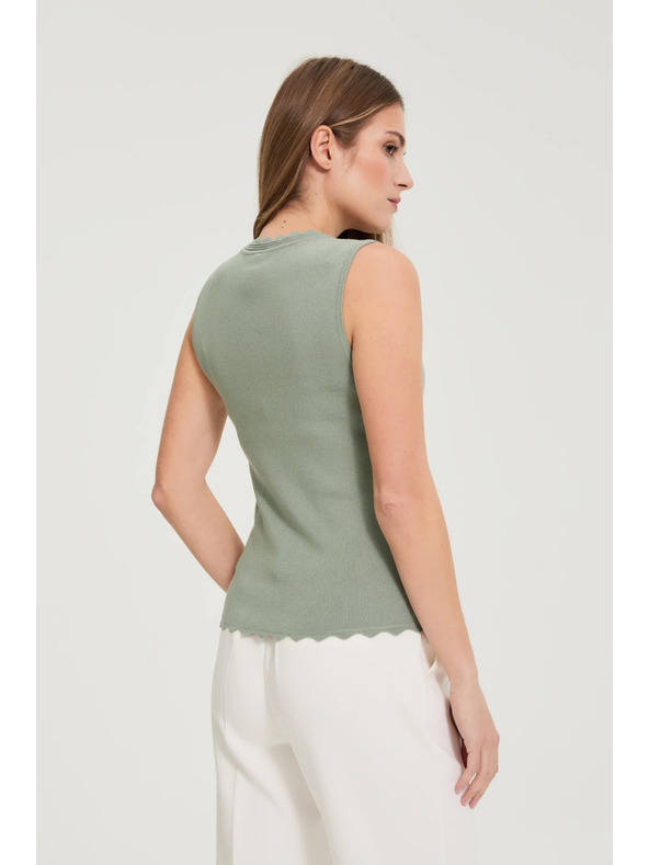 Moodo Glatka maslinasta bluza Moodo