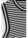 Moodo Top u prugama crno-bijeli Moodo