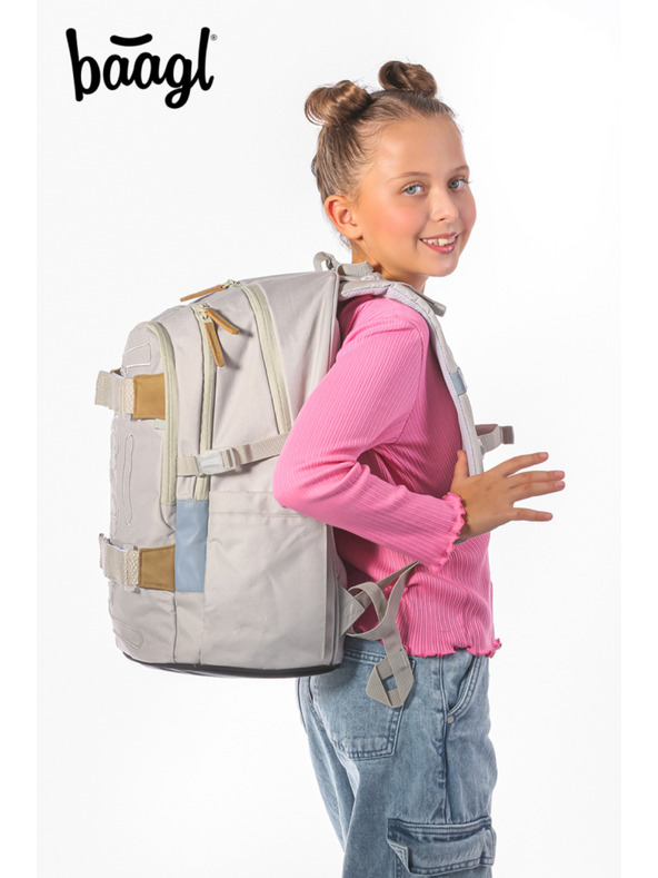 BAAGL  BAAGL SET 5 Skate Mist: ruksak, pernica, sportska torba, pojas, futrola za notebook