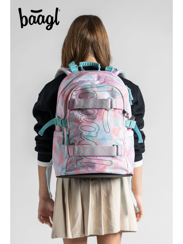 BAAGL  BAAGL SET 5 Skate Sunset: ruksak, pernica, vrećica, pojas, futrola za notebook