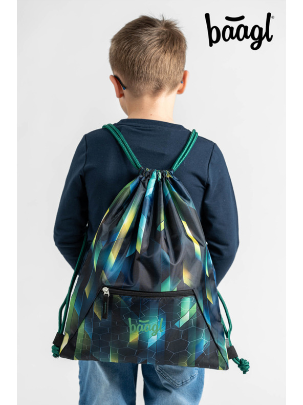 BAAGL  BAAGL SET 5 Zippy Nogometaš: aktovka, pernica, vrećica, pregača, novčanik