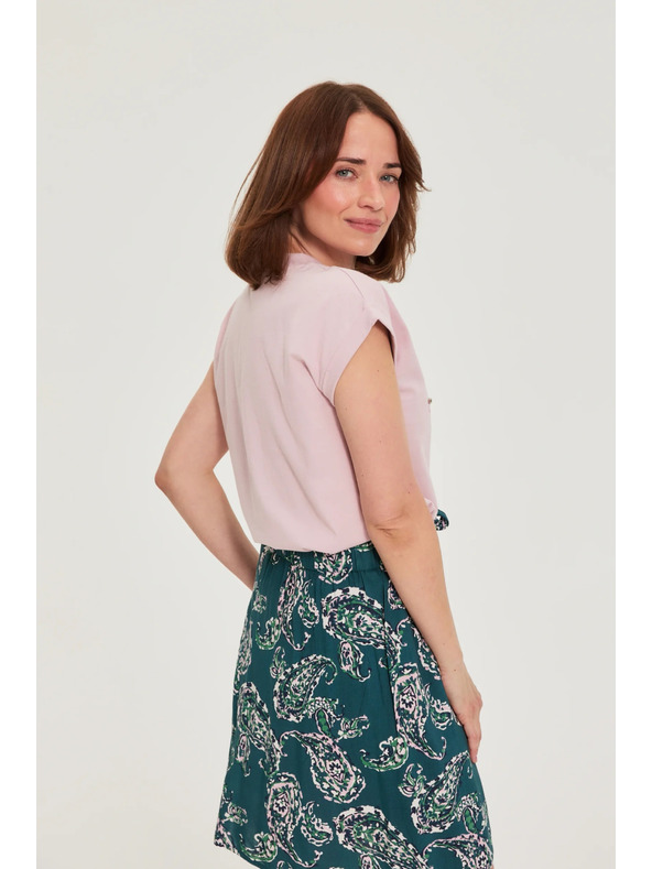 Moodo Bluza s natpisom ružičasta Moodo