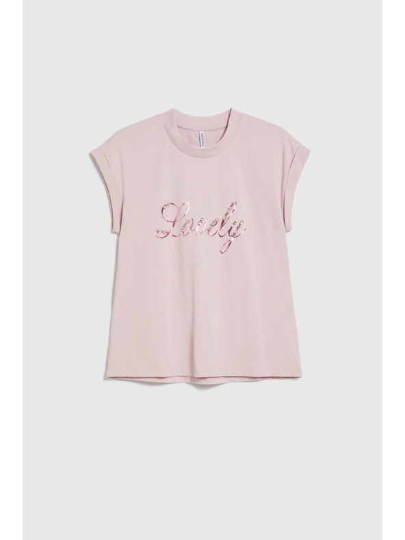 Moodo Bluza s natpisom ružičasta Moodo