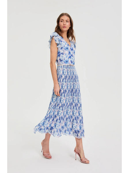 Moodo Haljina midi s cvjetovima Moodo