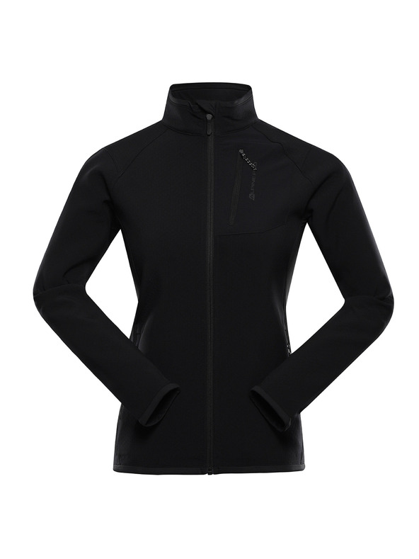 ALPINE PRO Zenska topla mikina na ziper ALPINE PRO MORWA black