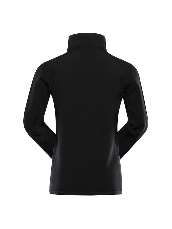ALPINE PRO Djecja mikina na ziper ALPINE PRO MORWO black