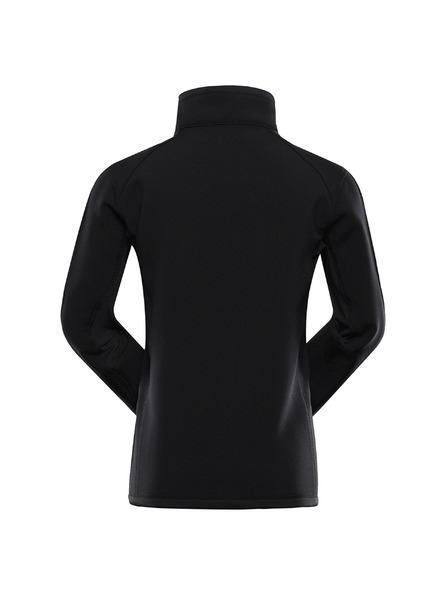 ALPINE PRO Djecja mikina na ziper ALPINE PRO MORWO black