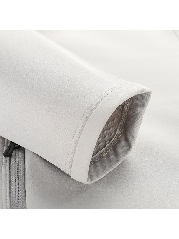 ALPINE PRO Muška mikina na ziper ALPINE PRO MORW dove