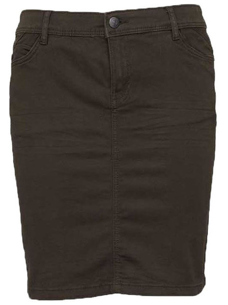 CAMAIEU Khaki suknja CAMAIEU