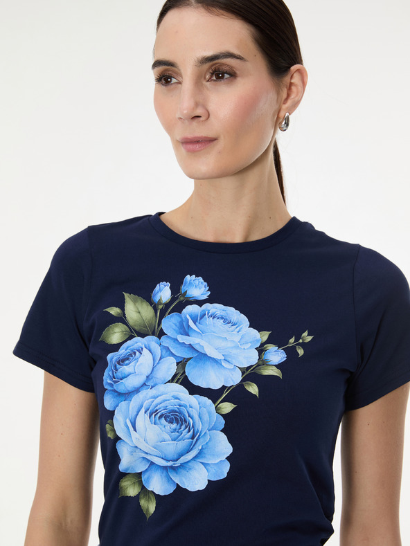 Orsay Tamnoplava ženska majica s printom ORSAY