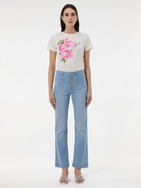 Orsay Kremasta ženska majica s printom ORSAY