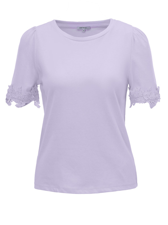 Orsay Svijetloljubičasta ženska majica kratkih rukava ORSAY