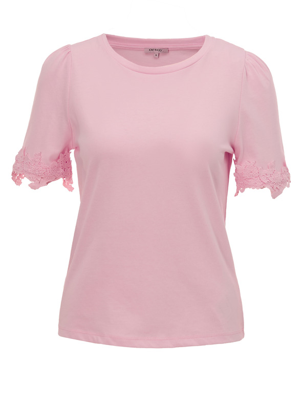 Orsay Svijetlo roza ženska majica kratkih rukava ORSAY