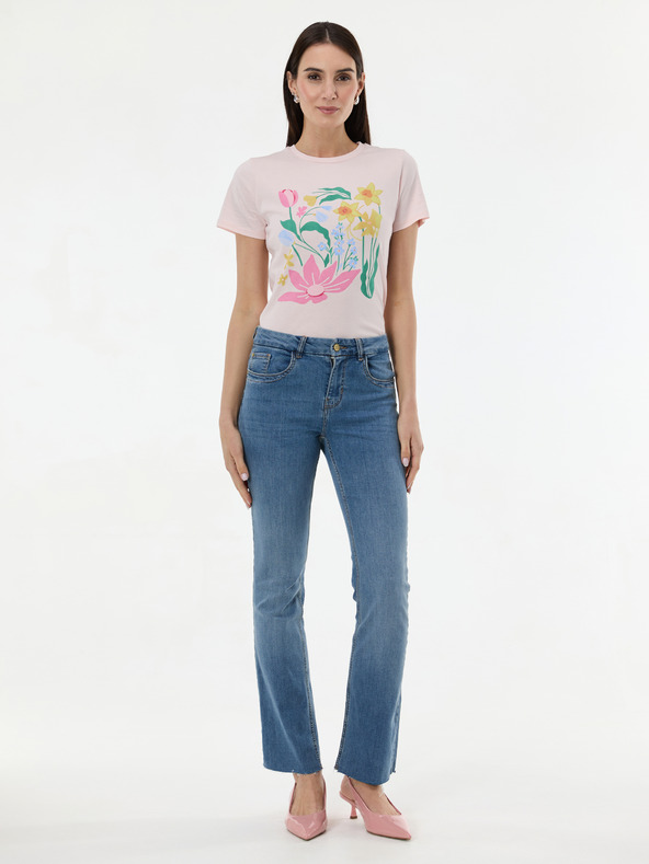 Orsay Svijetloružičasta ženska majica s printom ORSAY