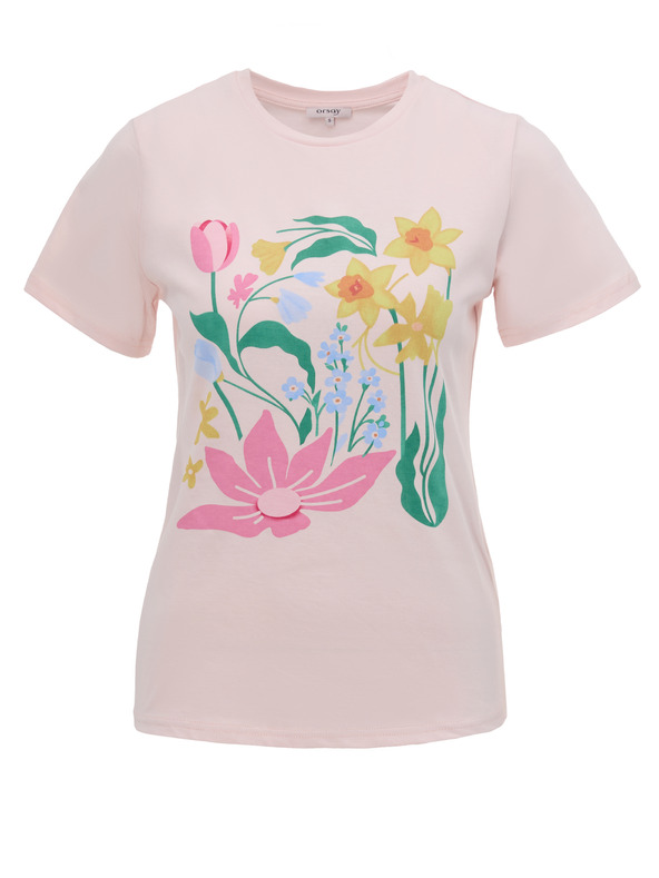 Orsay Svijetloružičasta ženska majica s printom ORSAY