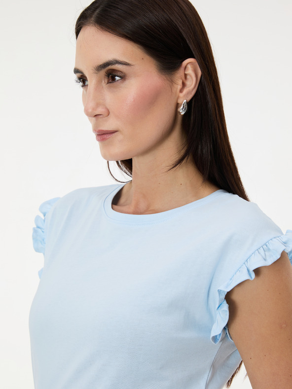 Orsay Svijetlo plava ženska majica kratkih rukava ORSAY