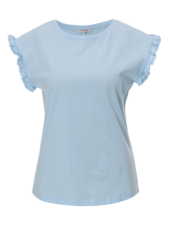 Orsay Svijetlo plava ženska majica kratkih rukava ORSAY