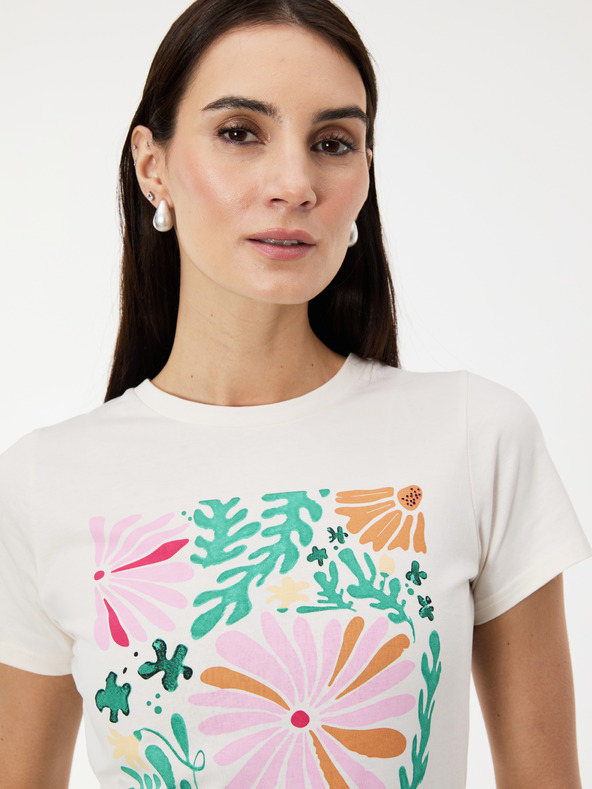 Orsay Bijela ženska majica s printom ORSAY