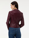 Orsay Ženska jakna boje vina od umjetne kože ORSAY
