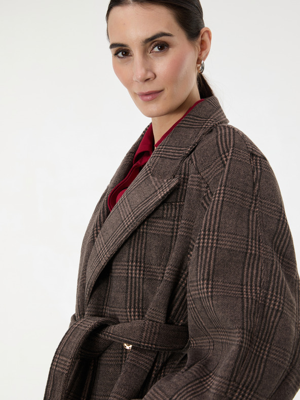 Orsay Smeđi dugi ženski kaput ORSAY